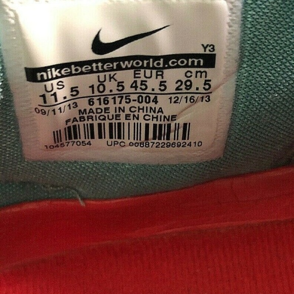 NIKE 616175-004 LEBRON JAMES X1 11 BLACK DIFFUSED - Picture 3 of 8